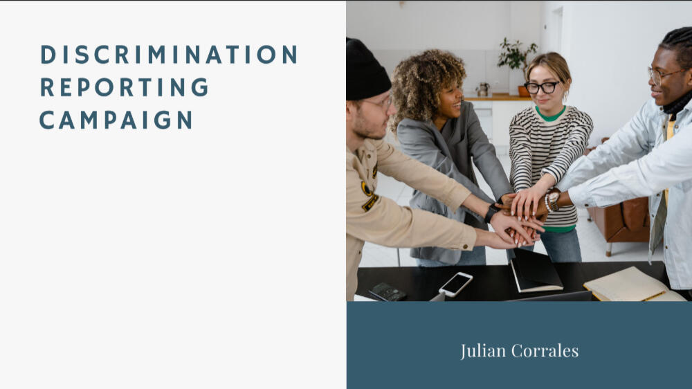 Discrimination Reporting Discrimination Reporting